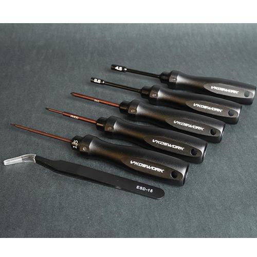 KOS13252-MINI6 (미니지 공구세트) Mini-Z Mini Car Tool Set (6pcs) (Alum Tri Handle)