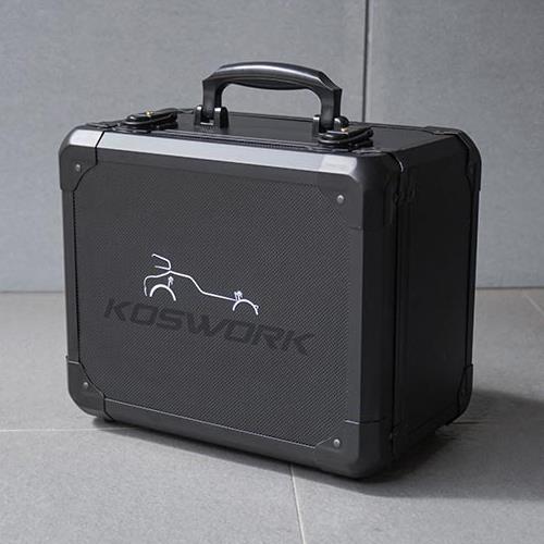 KOS32301 (메탈 조종기 캐링백) Black Aluminum Carry Case (Case Only, Foam Not Included)