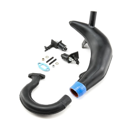 TLR356000 Tuned Exhaust Pipe, 23-32cc Gas Engines: 5B