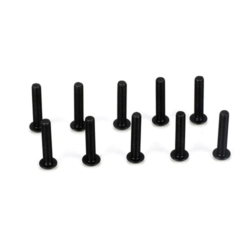 TLR5909 Button Head Screws, M3 x 16mm (10)