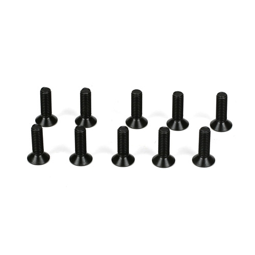 TLR5962 Flathead Screws, M3 x 10mm (10)