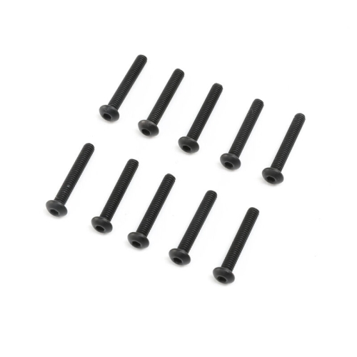 LOS235035 Button Head Screws, M2.5 x 16mm (10)