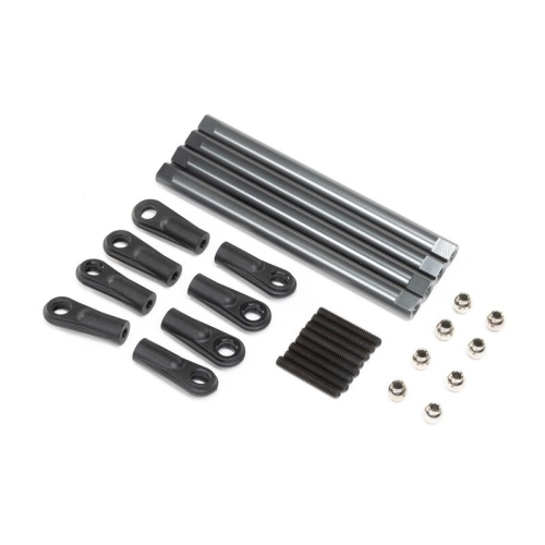 LOS244012 Lower 4-Link Bar Set, 15&quot; Wheelbase (4): LMT Mega