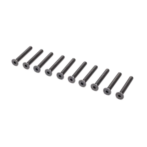 LOS265002 Flat Head Screws, M4 x 30mm (10)