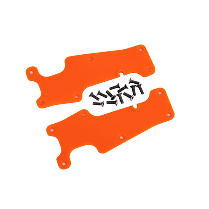 AX9633T  Suspension arm covers, orange, front (left and right)/ 2.5x8 CCS (12)