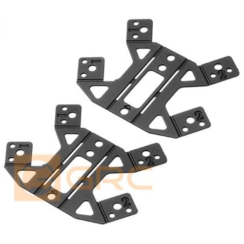 [#GRC/G157DS] [2개입] Front Double Head Spotlight Brackets (for Axial SCX10 III Wrangler, TRX-4 G500/G63)