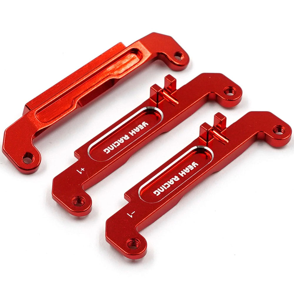 KYMB-011RD Aluminum Setting Steering Plate (-1, 0, 1) for Kyosho Mini-Z MB-010 (교쇼 미니지 버기)