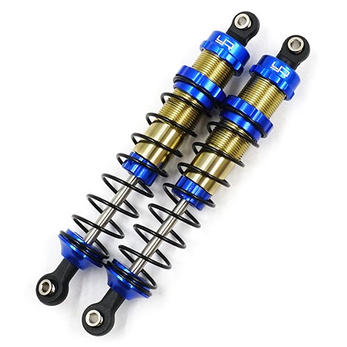 TRSL-018BU [2개입｜쇽오일 미포함] 105mm Aluminum TR-XB Big Bore Shocks (Blue) for Rally, Slash, Stampede, Bandit Rear (for 트랙사스 랠리, 슬래쉬, 스템피드, 밴디트 리어)