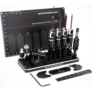 AM-220010-B AM Special Toolset For 1/32 Mini 4WD Black (1/32 타미야 미니 공구)