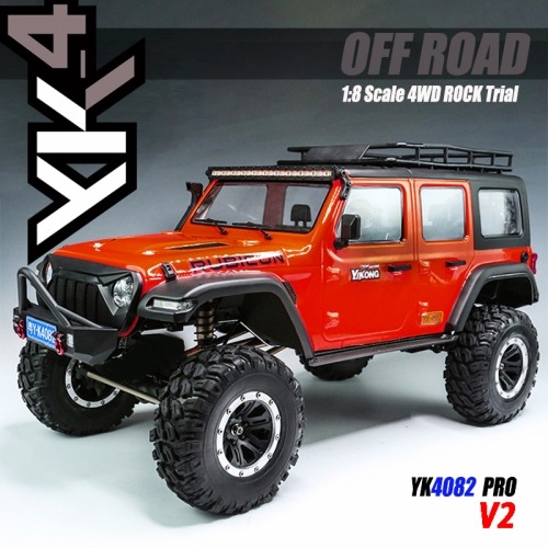 2023버젼 1:8 YK4082 V2 pro ROCK Trial 락 트라이얼RTR 루비콘(레드)