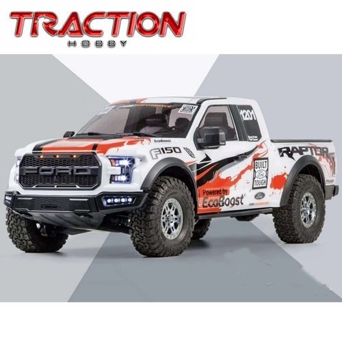 입고완료 (트랙션하비 1/8 포드랩터)신형 TRACTION HOBBY 1/8 FORD F-150 라클차량 화이트