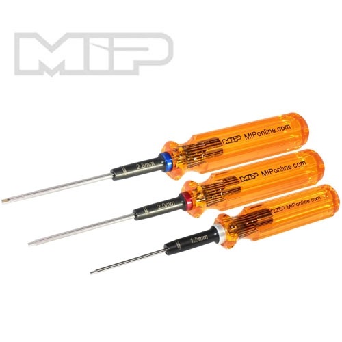 MIP-9602  MIP Hex Driver Wrench Set Gen 2, Metric (3), 1.5mm, 2.0mm, &amp; 2.5mm