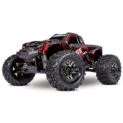 CB90076-4R Traxxas Hoss 4X4 VXL 3S 4WD Brushless RTR Monster Truck (RED)