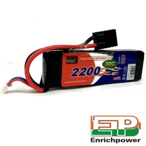 EP파워 2200mah 7.4V 30C 2S1P Lipo Battery w/TRaxxas Connector (HPI 1/18미니 레컨,1/16 Traxxas 미니 레보,서밋 ,1/16 스케일 트랙사스,미니/항공용)