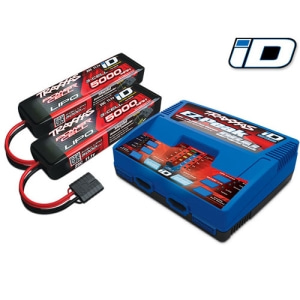 CB2990 Battery/charger completer pack (includes #2972 Dual iD charger (1), #2872X 5000mAh 11.1V 3-cell 25C LiPO battery (2))