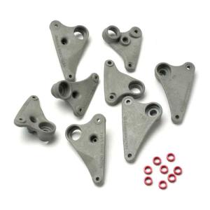 AX5358 Rocker arm set, progressive-2 (90-T)/ spacers (red aluminum) (8)