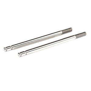 AX7663 Shock shafts, steel, chrome finish (2)