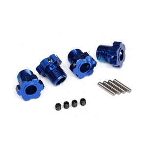 AX8654 Wheel hubs,splined,17mm(blue-anodz