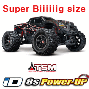 CB77086-4 X-Maxx 8S 4WD Brushless RTR Monster Truck (배터리 &amp; 충전기 별매)