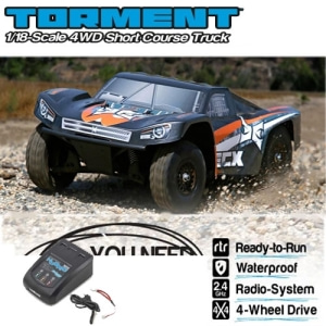 [토먼트1/18 전동숏코스 트러기]ECX RC Torment 1/18 Short Course Truck RTR w/2.4GHz 조종기포함,Hybrid MINI충전기 포함  