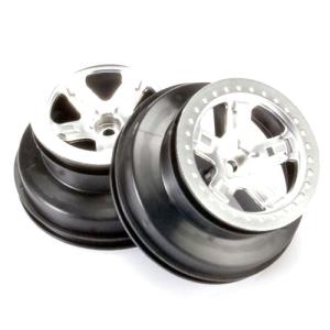 AX5874 Wheels, satin chrome, 2.2 (5-spoke, beadlock style) (front)