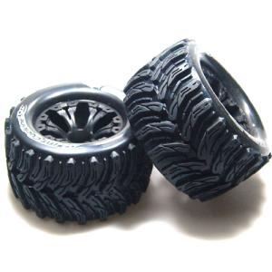 L-T3226SBH MT-CYCLONE 2.8인치 TRUCK TIRES TRAXXAS BEAD SOFT COMPOUND/BLACK 1/2 OFFSET RIM/MOUNTED (반대분)