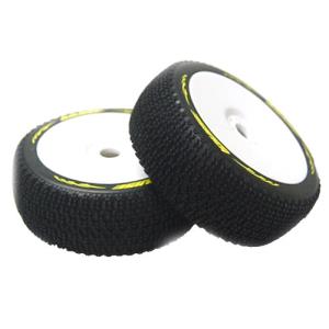 L-T3100VW B-Maglev 1/8 Buggy Tire (Super Soft Compound/White Rim/본딩완료/반대분)