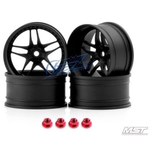 102062FBK MST Flat black FB 1/10 Drift Car Wheels offset 11 (4 PCS)