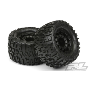 AP1170-18 Trencher 2.8 All Terrain Tires Mounted 1:10 몬스터 17mm 허브용 전천후 타이어(1쌍)