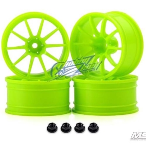 102070AG MST Green RS II 1/10 Drift Car Wheels offset 9 (4 PCS)