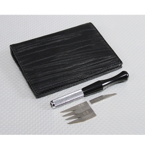 Deluxe Hobby Carving Set /w Leather Case