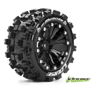 L-T3272SBH ST-MCROSS 2.8인치 Truck Tire Soft / BLACK 1/2 Offset Rim / Mounted (반대분, 본딩완료)