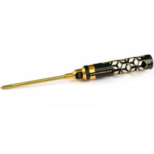 Phillips Screwdriver 4.0 X 100mm Black Golden