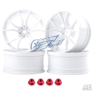 102049W MST White FX RC 1/10 Drift Car Wheels offset 8 (4 PCS)