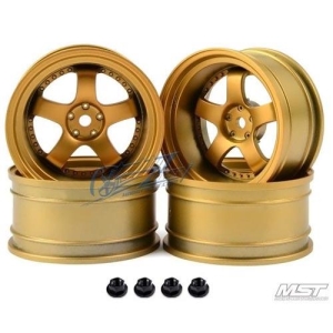 102066GD MST Gold SP1 RC 1/10 Drift Car Wheels offset 9 (4 PCS)