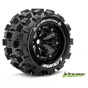 L-T3276BH MT-MCROSS 3.8인치 Truck Tire Sport / Black 1/2 Offset Rim / Mounted (반대분, 본딩완료)