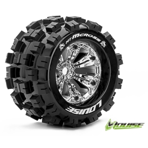 L-T3276CH MT-MCROSS 3.8인치 Truck Tire Sport / Chrome 1/2 Offset Rim / Mounted (반대분, 본딩완료)