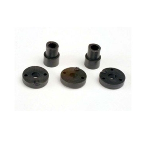 AX2669 Piston head set (2-hole (2)/ 3-hole (2))/ shock mounting bushings &amp; washers (2) (Big Bore Shocks)