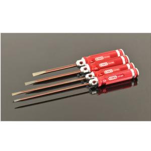 EDS-130993 FLAT HEAD SCREWDRIVER SET - 3.0, 4.0, 5.0, 5.8 - 4 PCS.