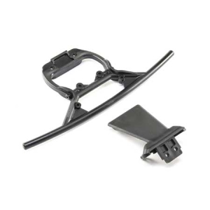 LOS251057 Front Bumper &amp; Skid Plate: Super Baja Rey