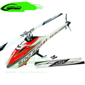 최신형 Gobin 500 Sport White/Red(with blades and tail blades)