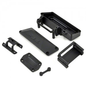 TLR241004 Team Losi Racing Servo Mount &amp; Top Brace Set (8IGHT-E 3.0)