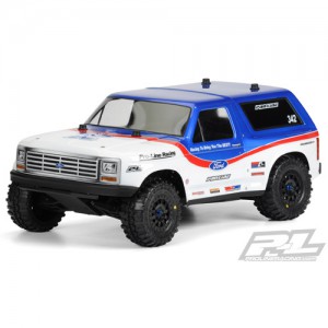 AP3423 1981 Ford Bronco Clear Body for PRO-2 SC Slash Slash 4x4 and SC10 (requires extended body mount kit) (#3423-00)