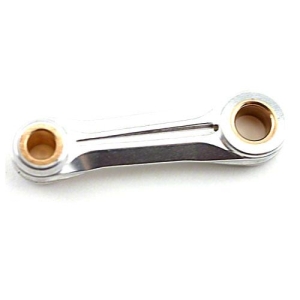 NOV07602 Conrod 2,1cc Long Stroke 2 Bushings Rear Exhaust Extra Light P1 for conrod-pin Ø4mm