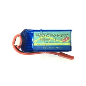 (신형)PEAKPOWER 11.1v 400mah 50C 리포배터리 (Blade 130S/Blade 180 CFX,LED 배터리용)