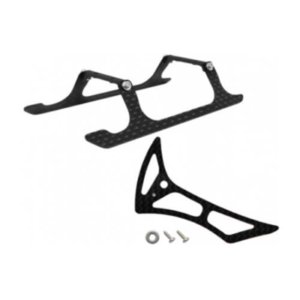 Rakonheli CNC Landing Gear and Tail Fin Combo (Black) - Blade 180 CFX 옵션