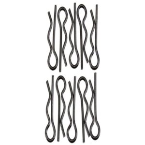 AXA1059 Body Clip 6mm Black (10)