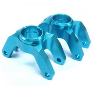 [TT-007V2BU]Aluminum Rear Hub/Knuckle Arm 2 Degree (BU) For Tamiya TT01