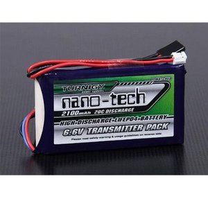 nano-tech 6.6V 2100mAh 2S1P 20C LiFePo4  Futaba 7PXR/10PX/4PM/3PV 조종기용 배터리 (최고급형 송신기 리포) 23816