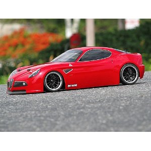 17544 ALFA ROMEO 8C COMPETIZIONE BODY (200mm) - 1/10 전동투어링용 미도색바디